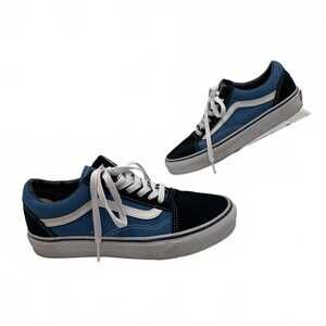 Vans Blue/Black Suede Sneaker | Women’s US 7.5 Regular